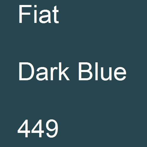 Fiat, Dark Blue, 449.